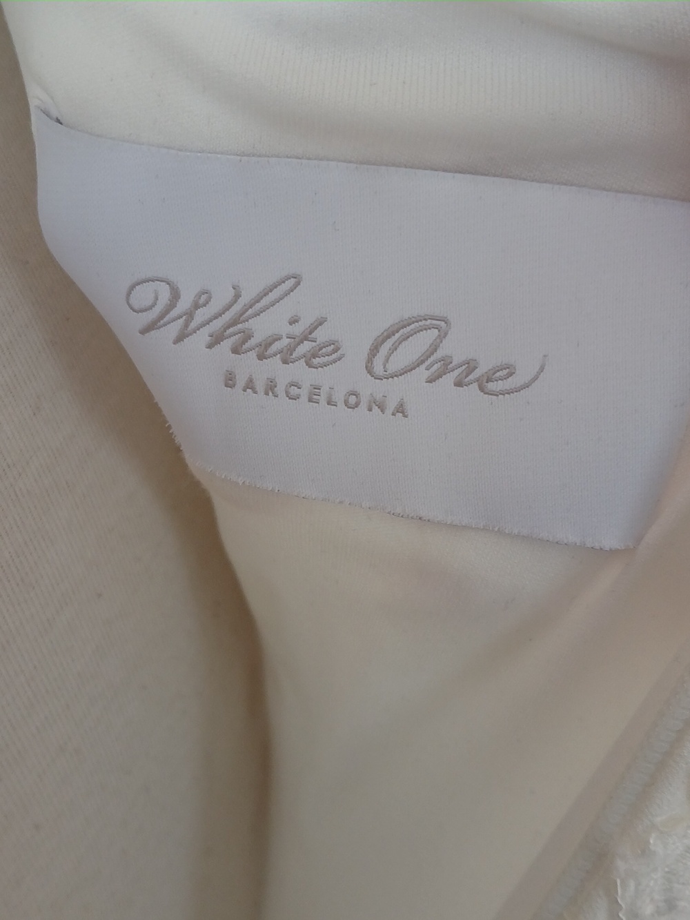 Illusion Lace Bodice Wedding Dress - Picture 6 of 6